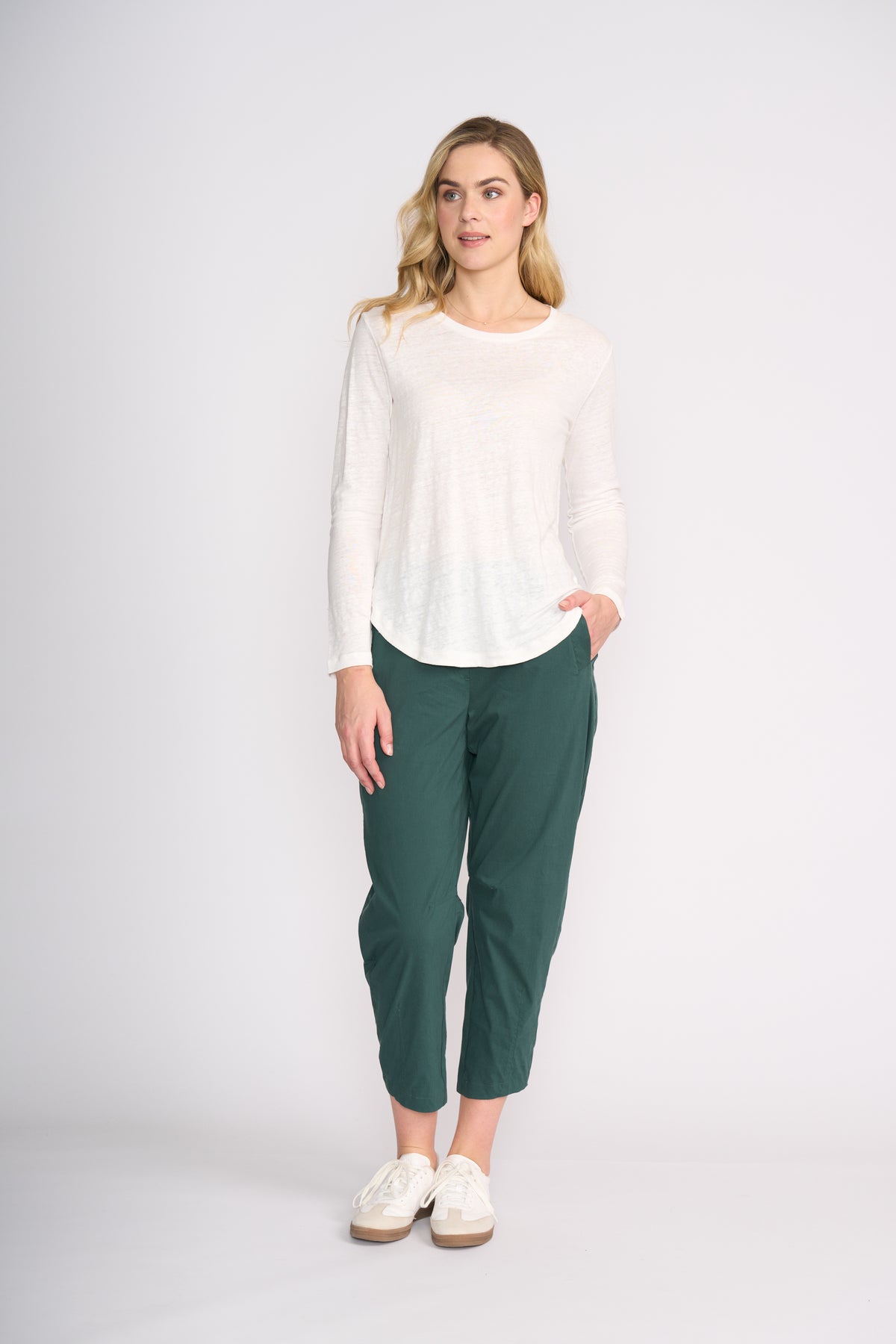 Foil Hi-Jinks Trapeze Pant in Sea Moss