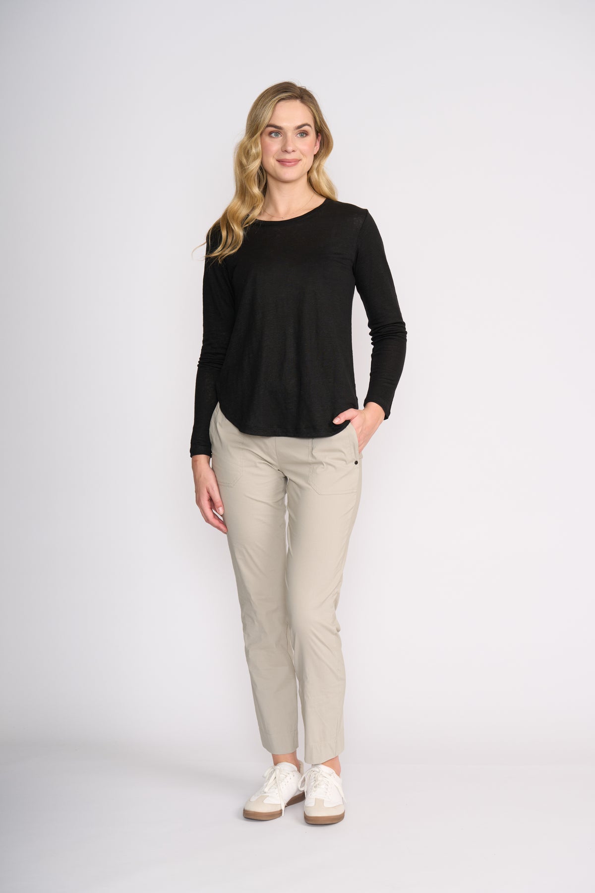 Foil Full Throttle Trapeze Pant in Light Khaki