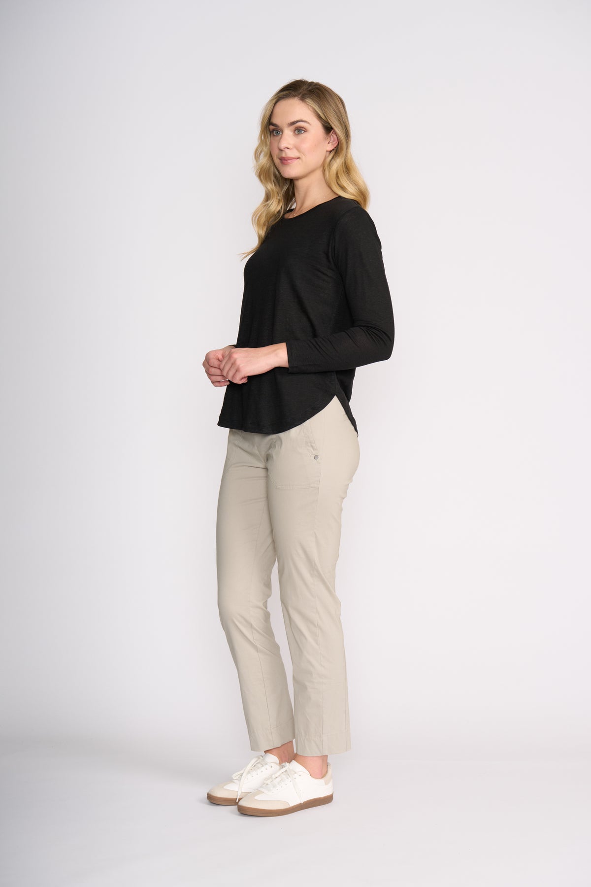 Foil Full Throttle Trapeze Pant in Light Khaki