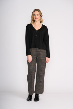 Foil Soft Cinch Trouser in Gridlock
