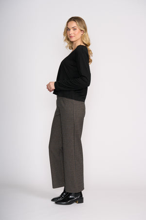 Foil Soft Cinch Trouser in Gridlock