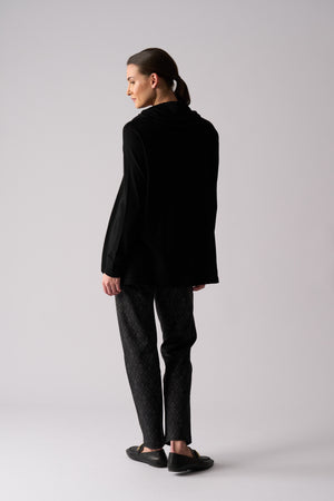 Foil Good Stakes Top in Black