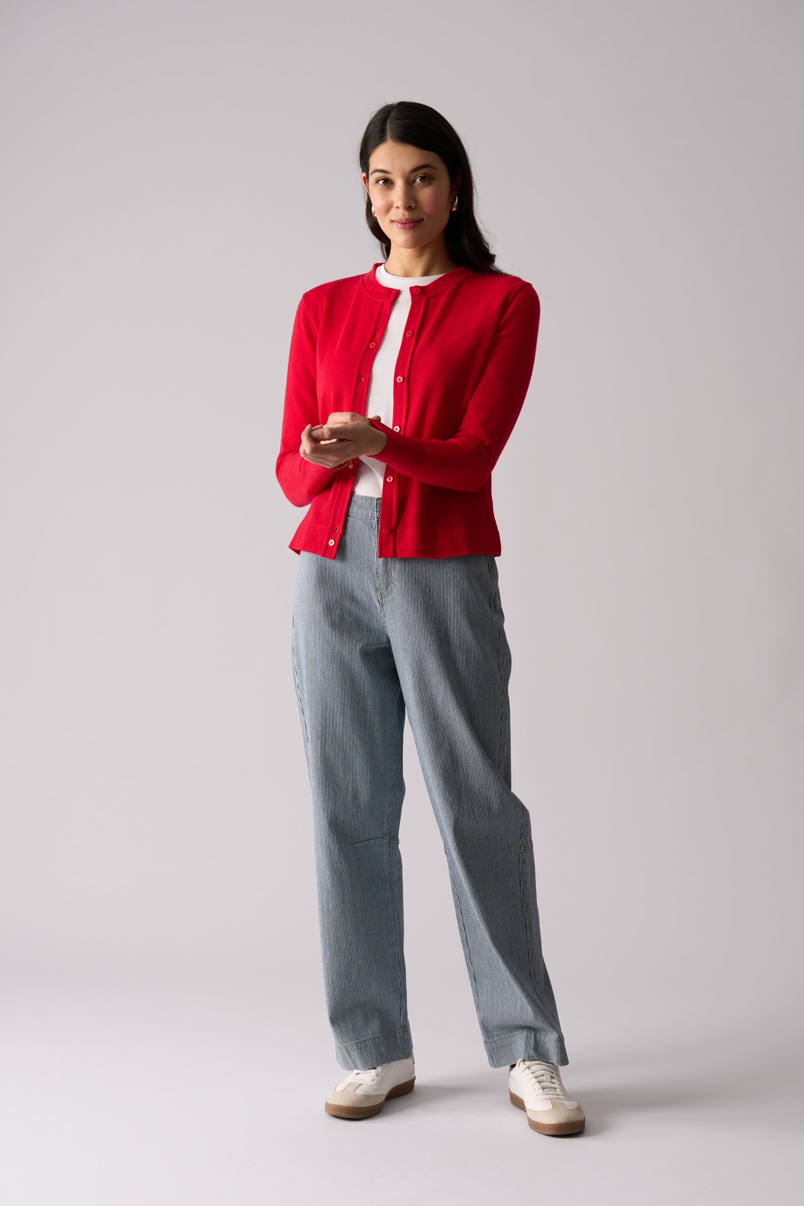 Foil Line By Line Jean in Stripe