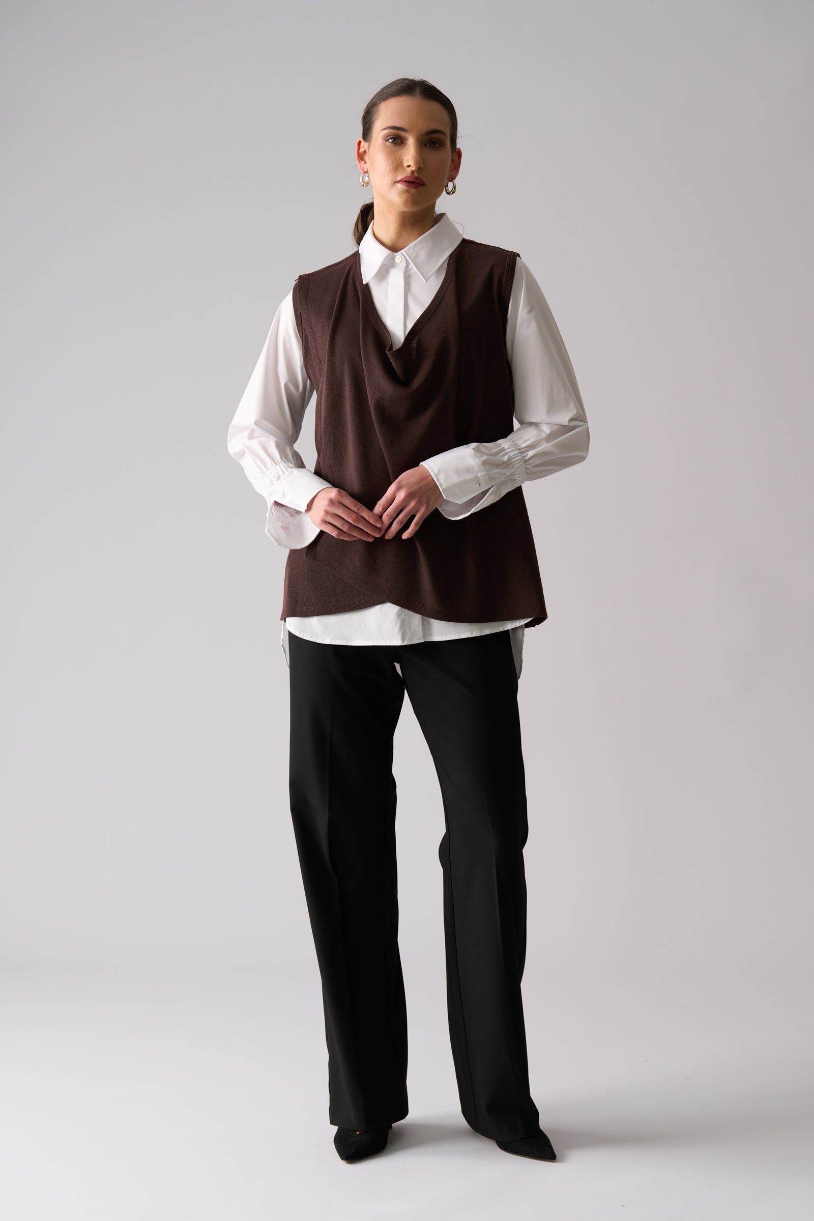 Foil Stylist Pick Trouser in Black