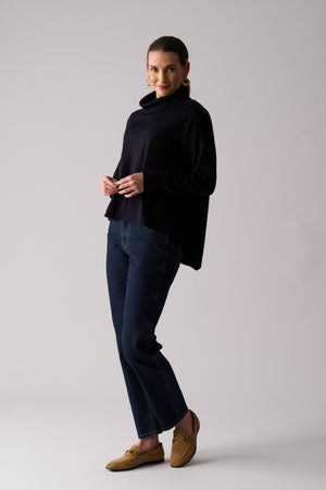 Foil Lola Jean in Dark Wash