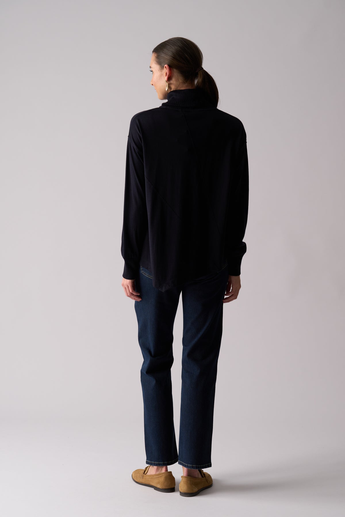 Foil Lola Jean in Dark Wash