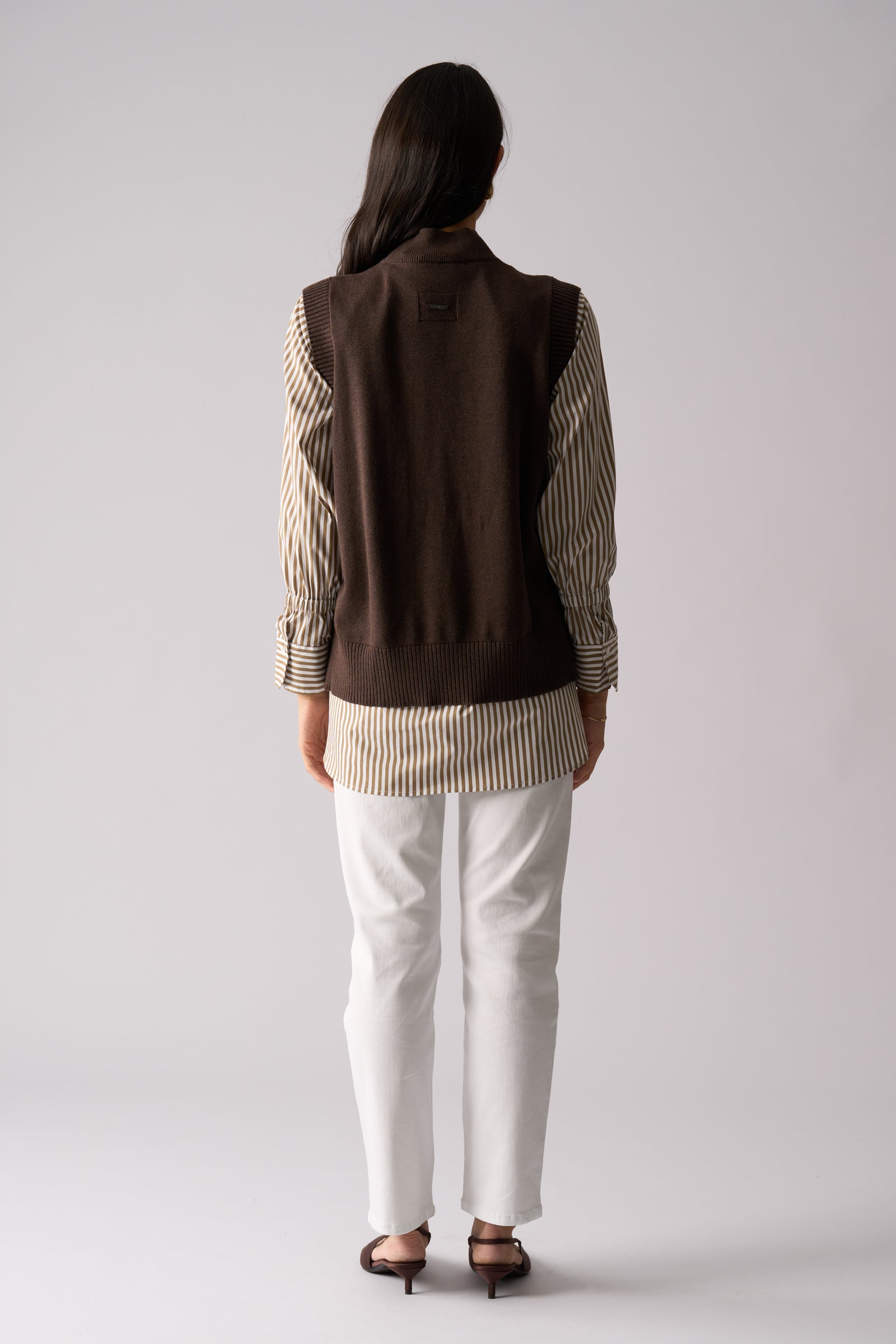 Foil Luxe Life Popover in Cocoa