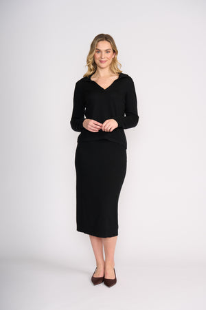 Foil Be Good Sweater in Black