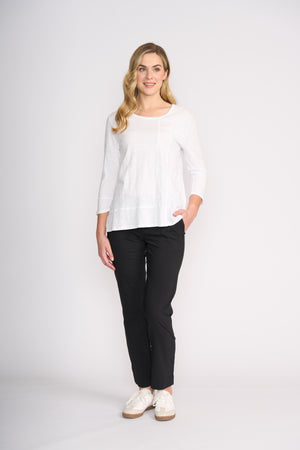 Foil Control Panel Top in Winter White