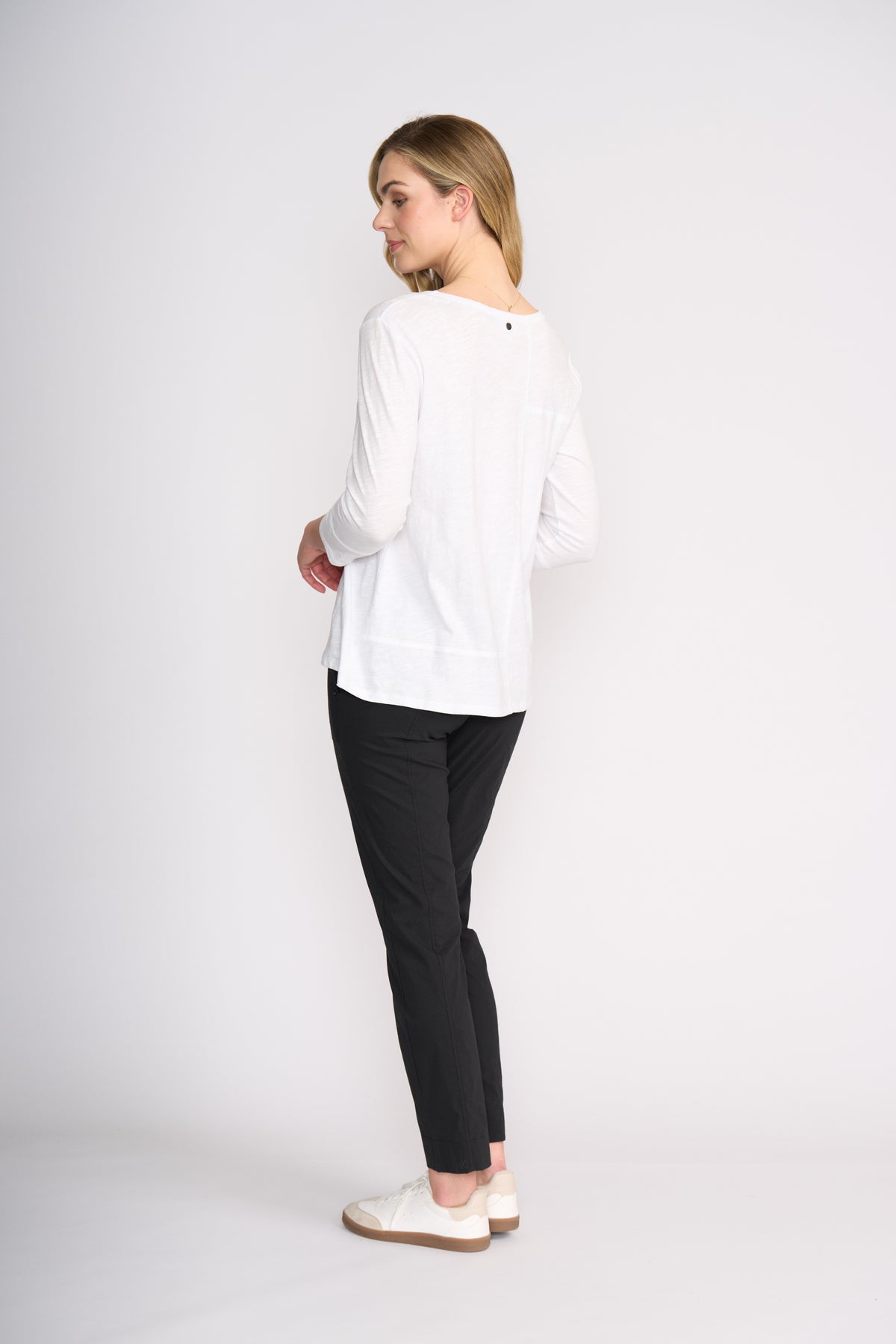 Foil Control Panel Top in Winter White