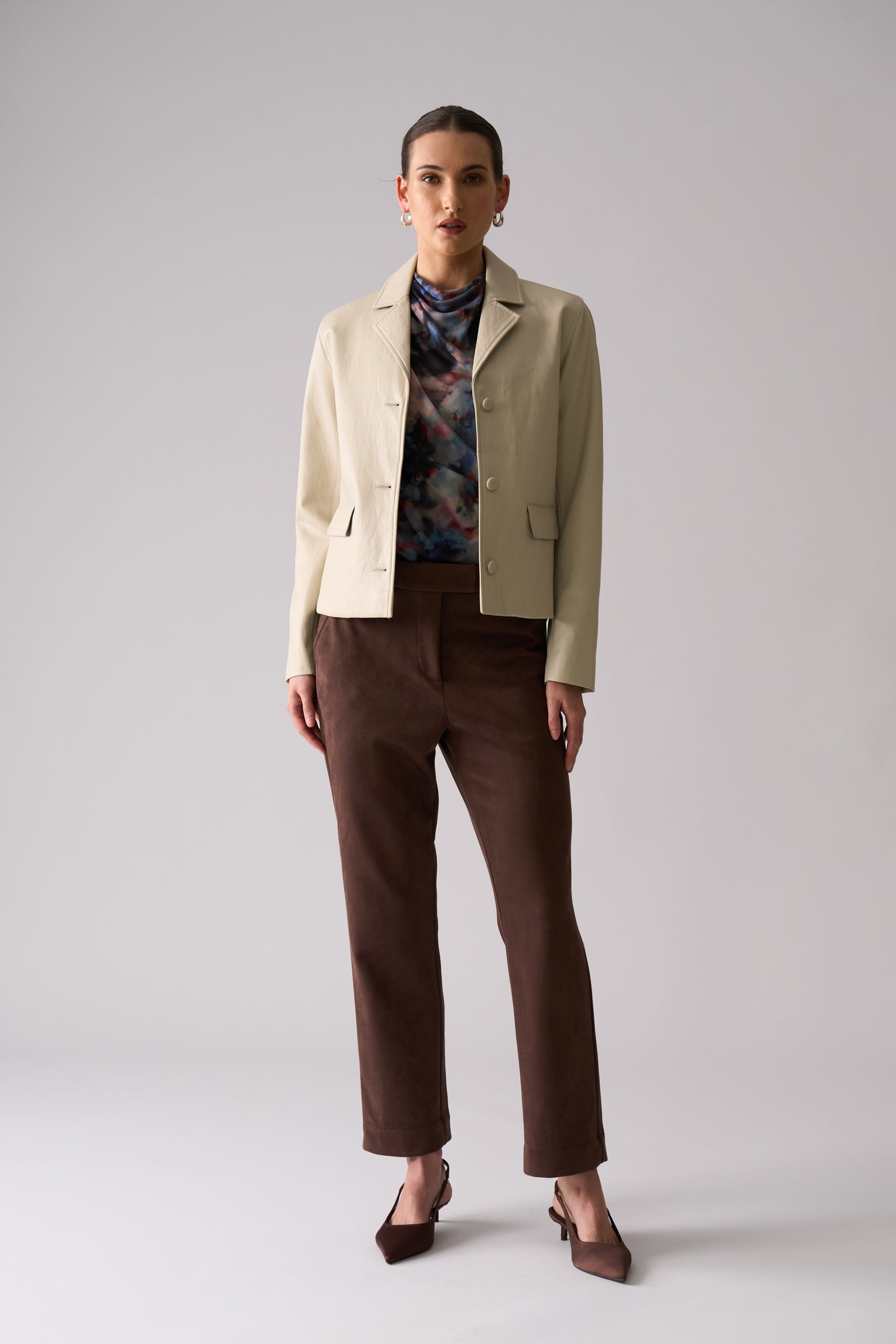Foil Raiser Pant in Ristretto
