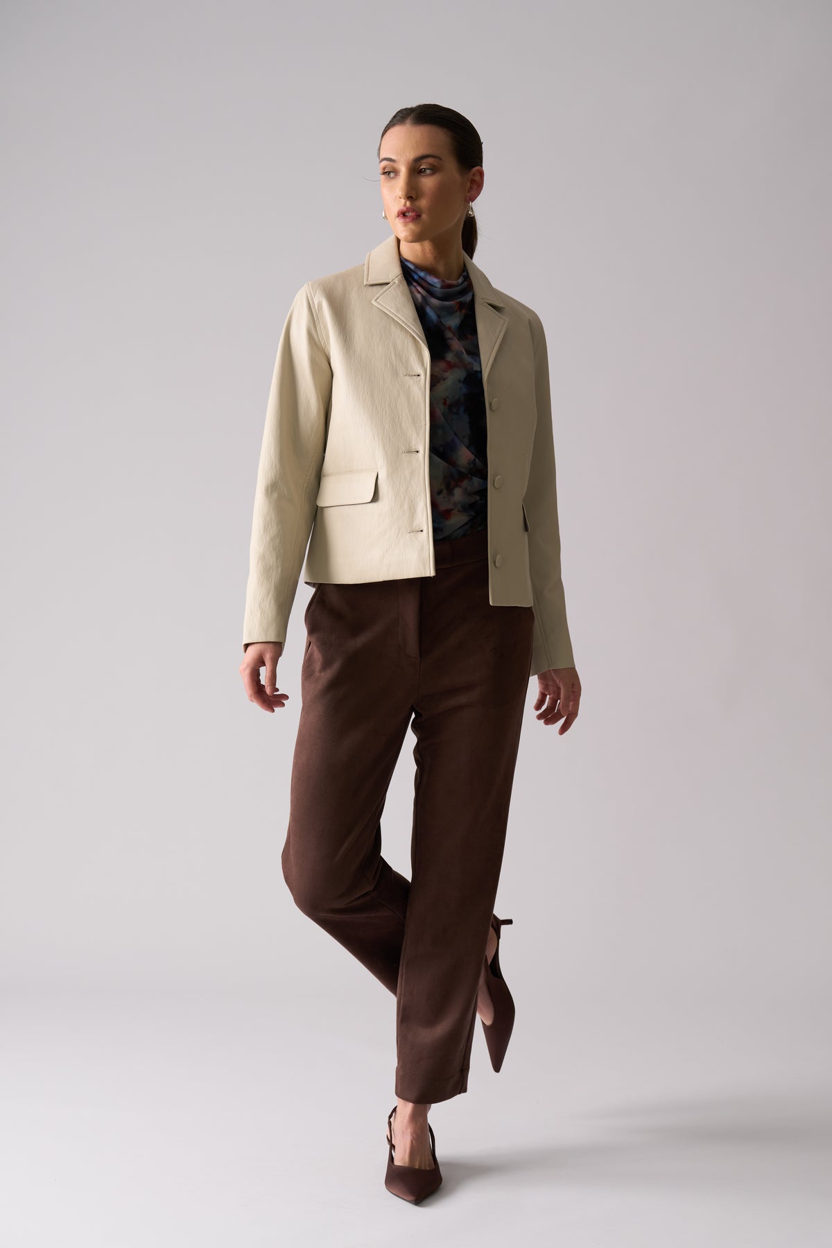 Foil Raiser Pant in Ristretto