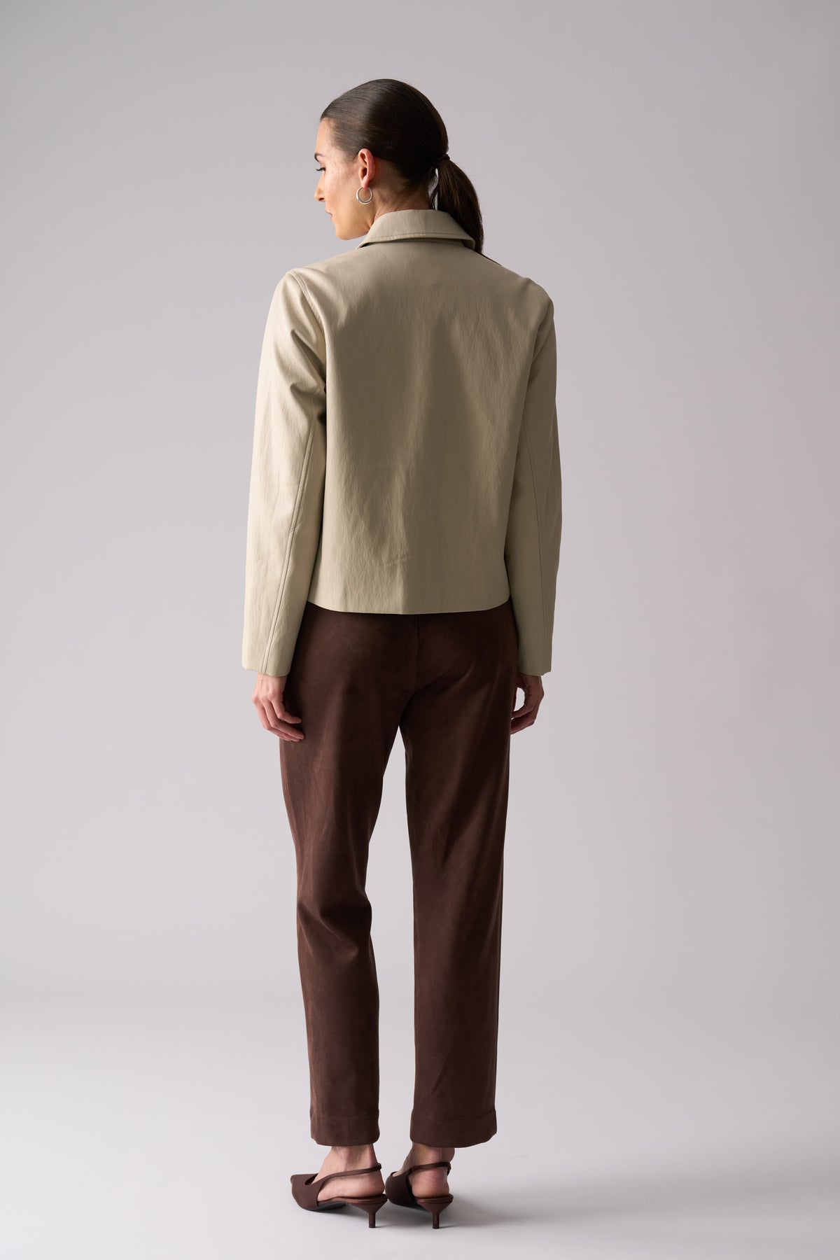 Foil Raiser Pant in Ristretto