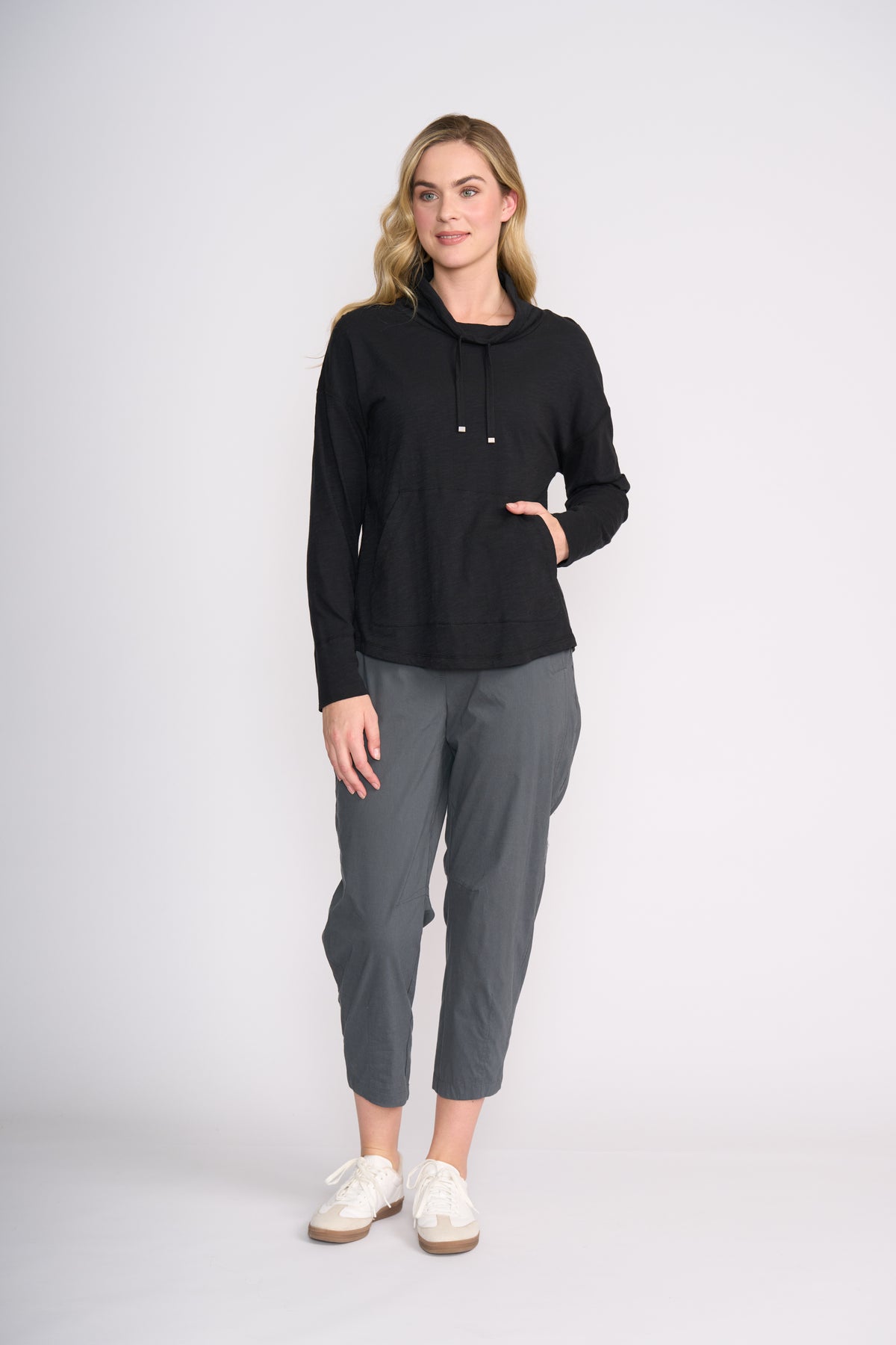 Foil Hi-Jinks Trapeze Pant in Iron