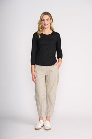 Foil Hi-Jinks Trapeze Pant in Light Khaki