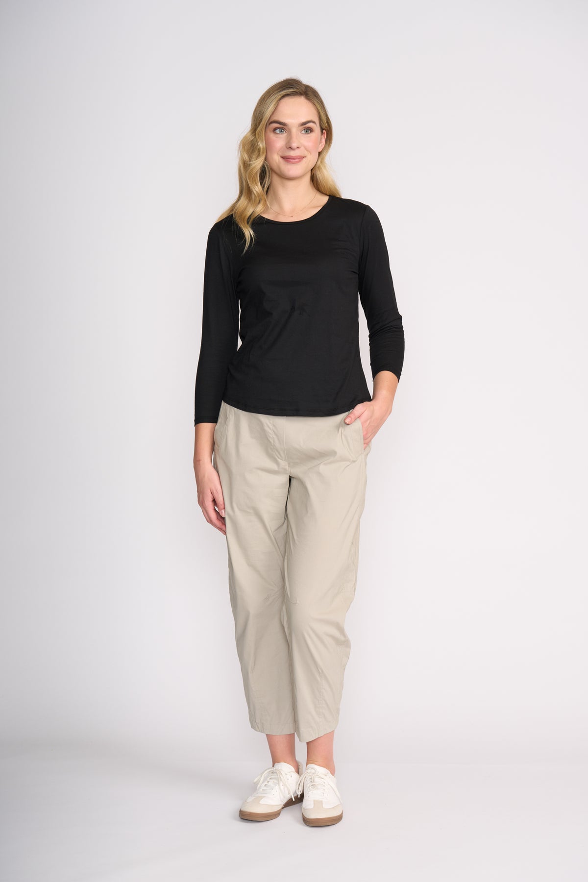 Foil Hi-Jinks Trapeze Pant in Light Khaki