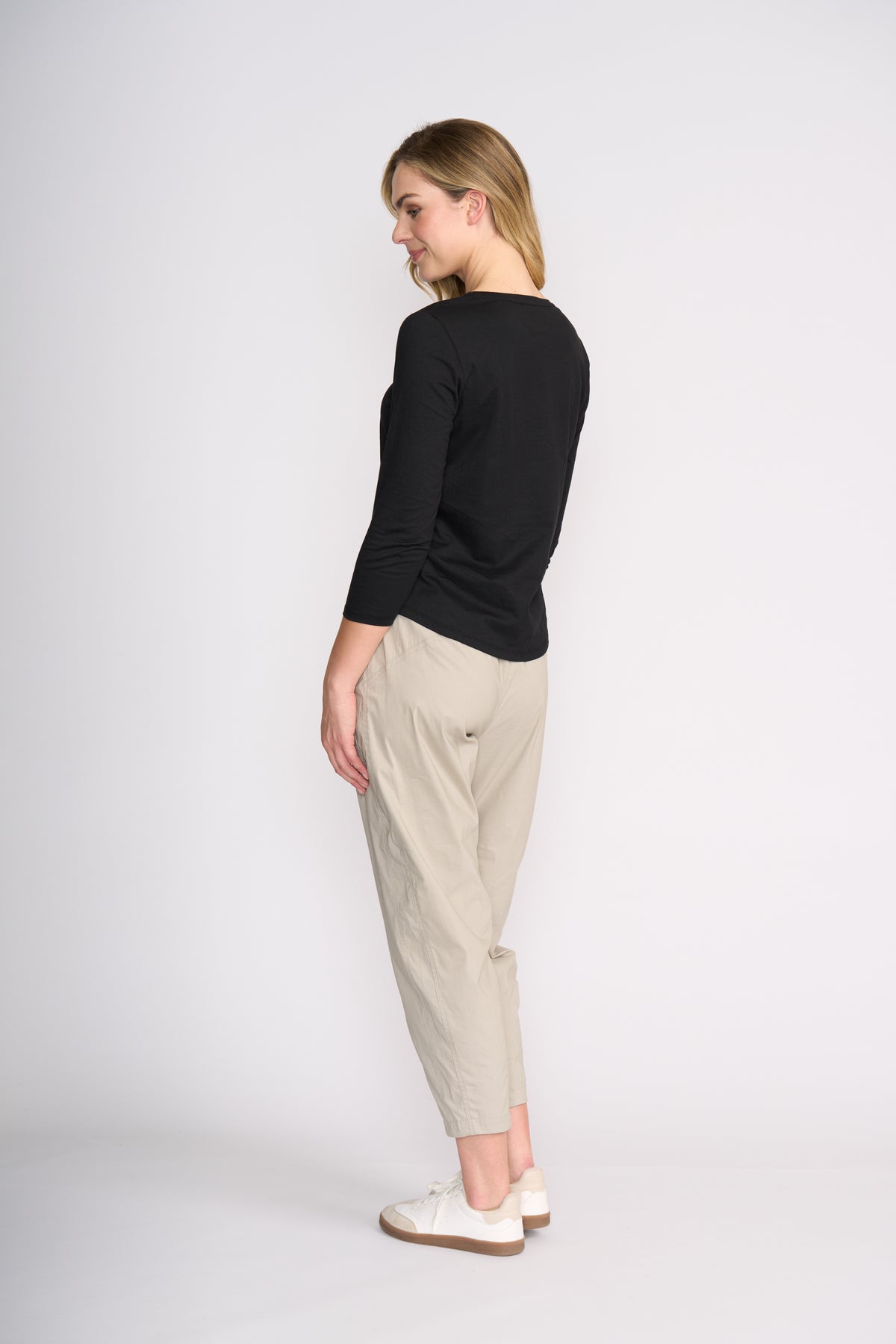 Foil Hi-Jinks Trapeze Pant in Light Khaki