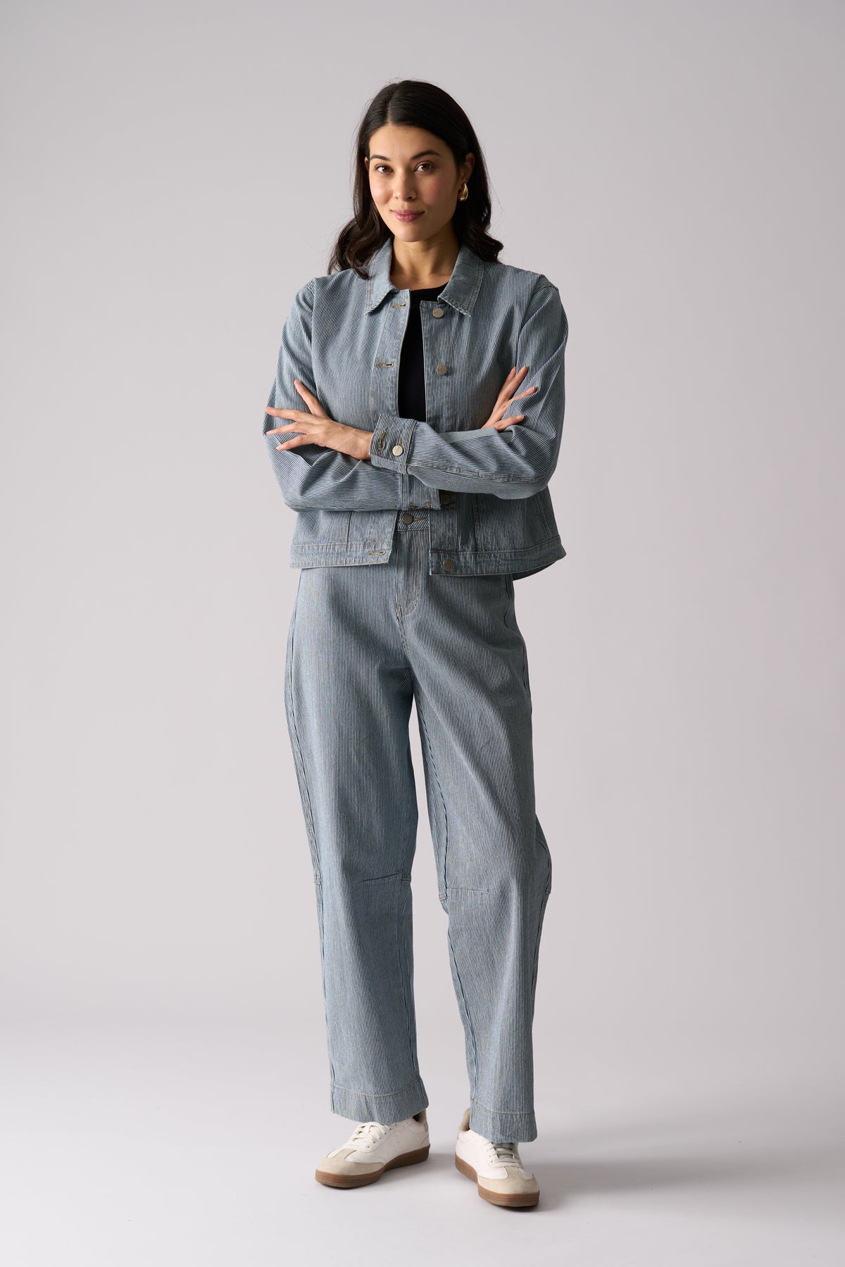 Foil Line By Line Jacket in Stripe