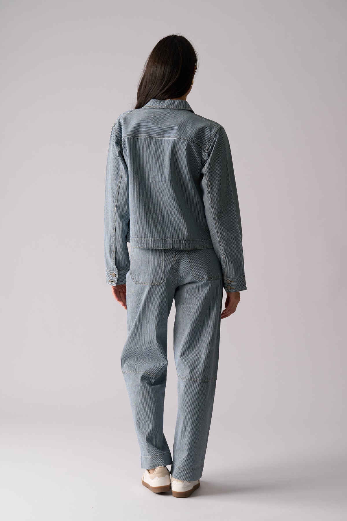 Foil Line By Line Jacket in Stripe