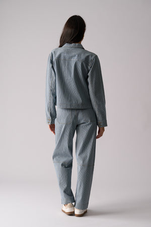 Foil Line By Line Jacket in Stripe