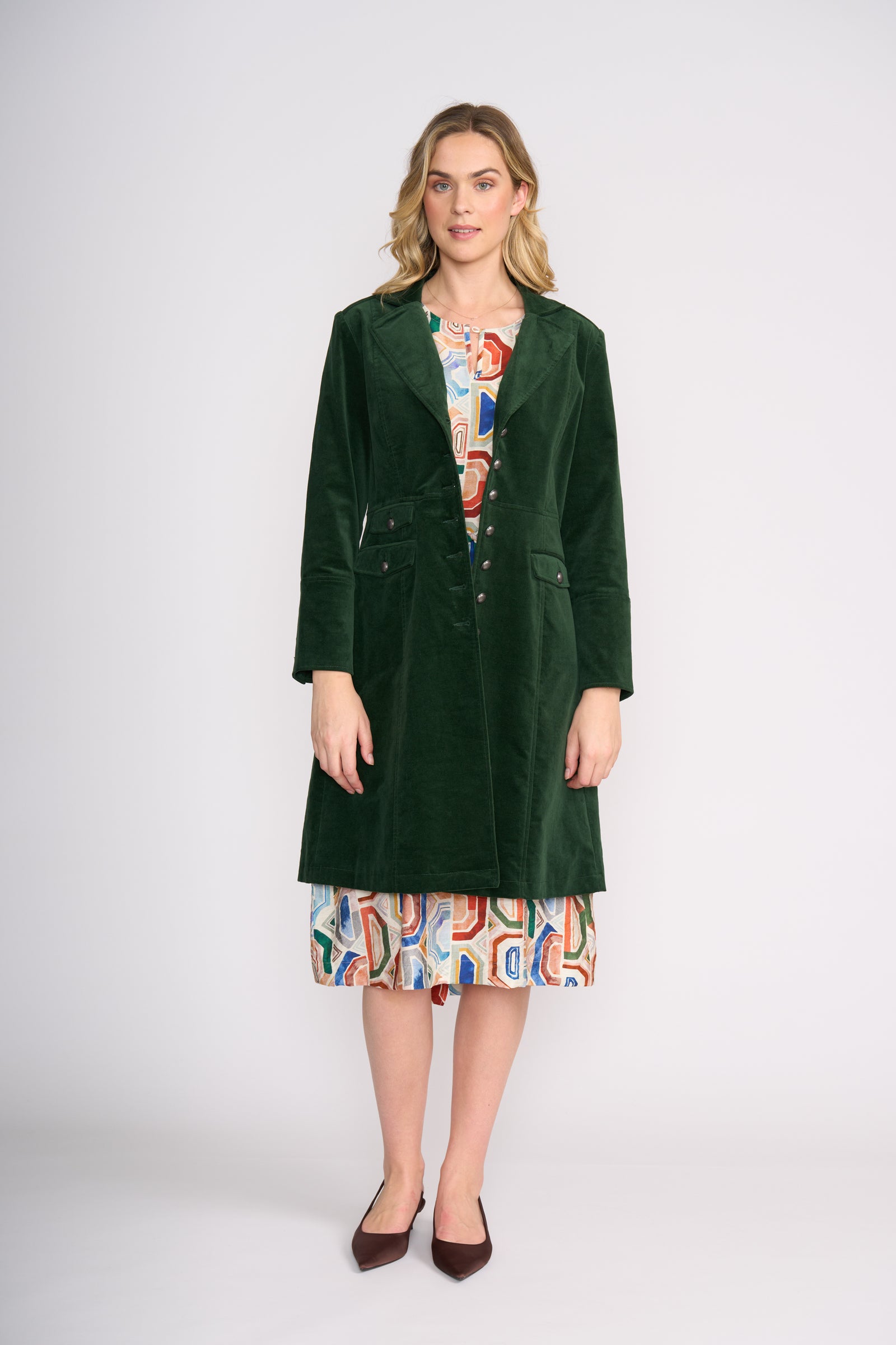 Foil Cordially Invited Coat in Amazon