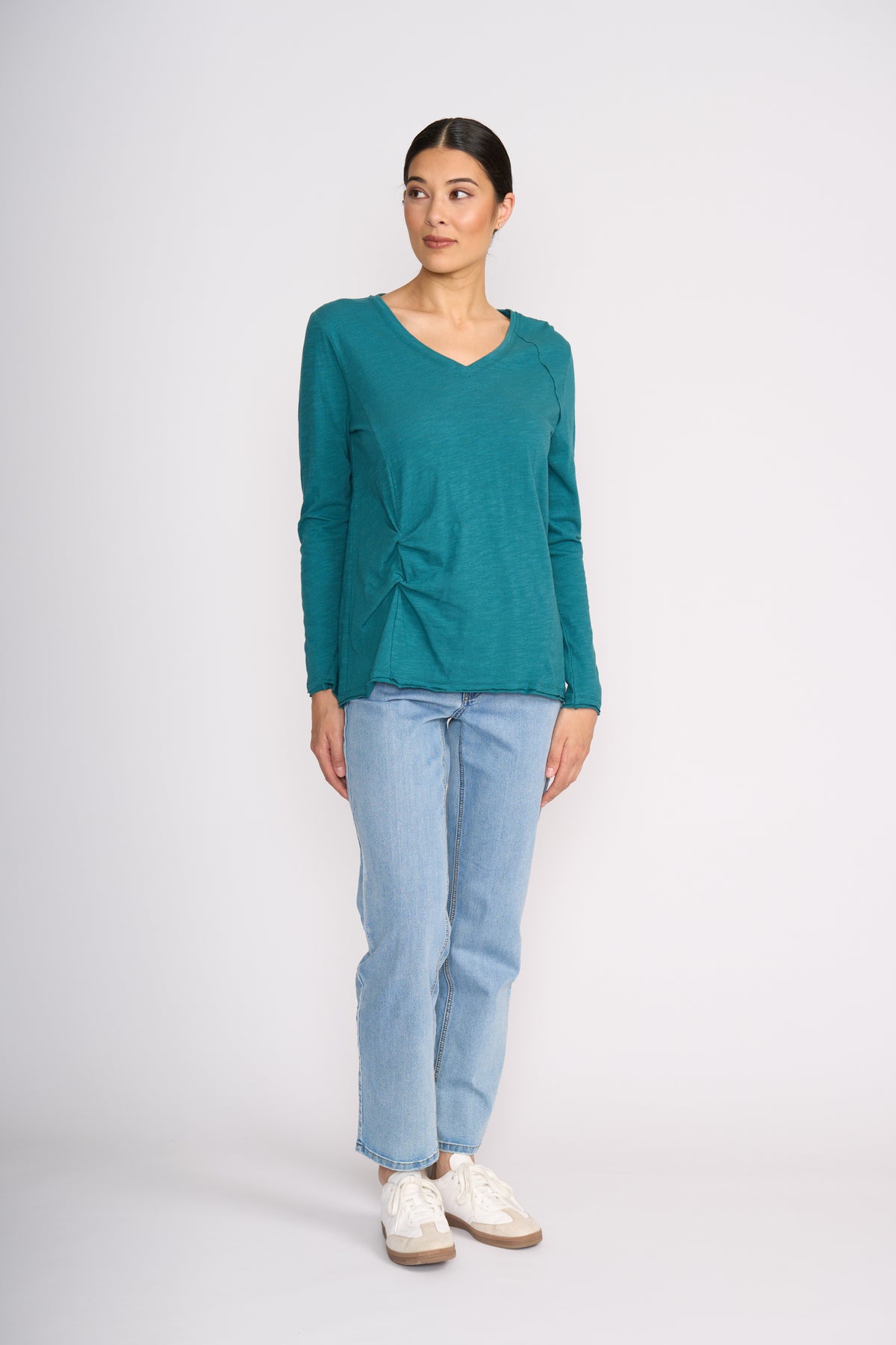 Foil New Twist Top in Dragonfly