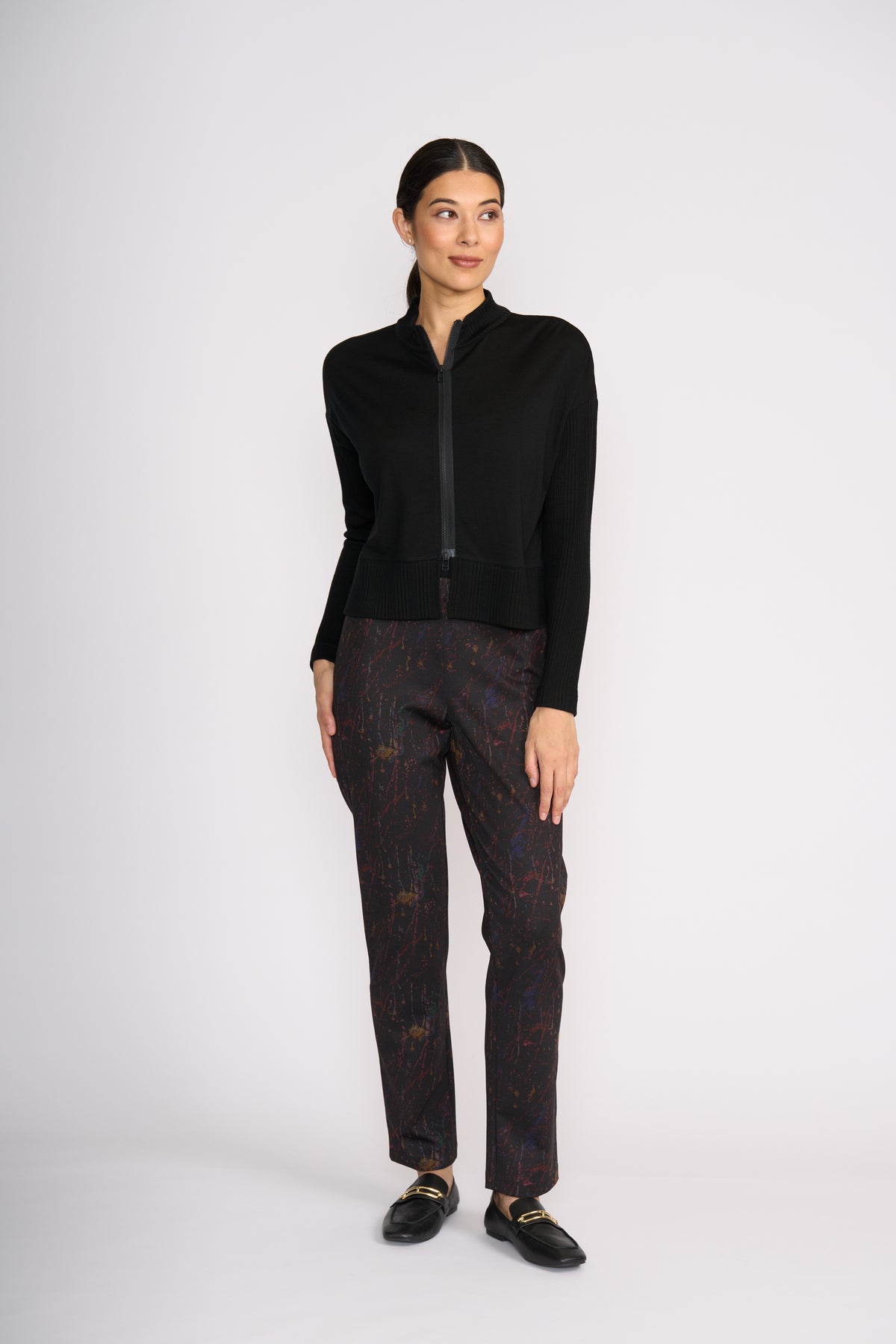 Foil Go To Pant in Artful