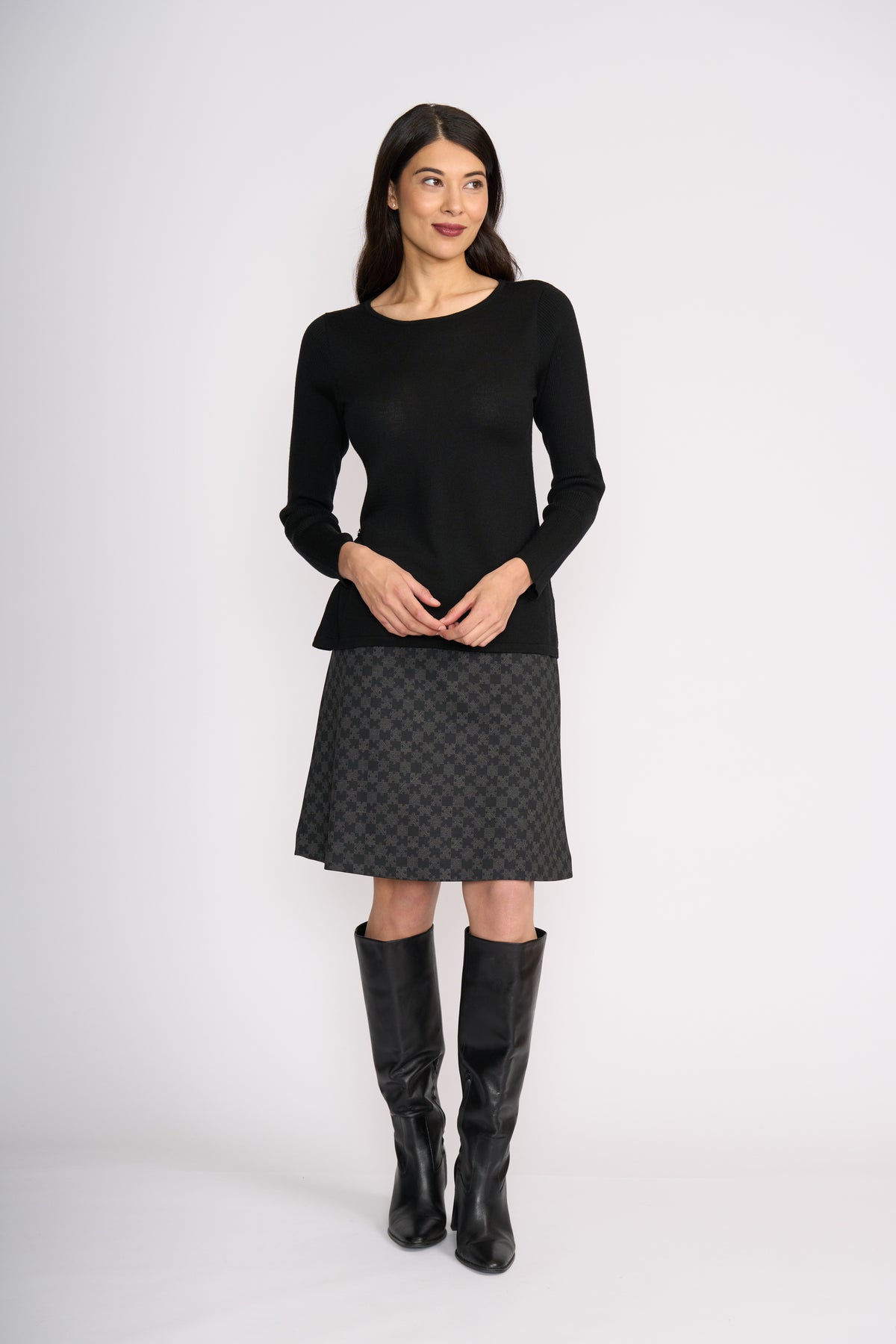 Foil Go To Skirt in Puzzling