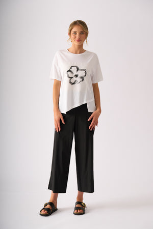 Foil Limitless Trapeze Pant in Black