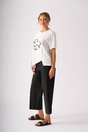 Foil Limitless Trapeze Pant in Black