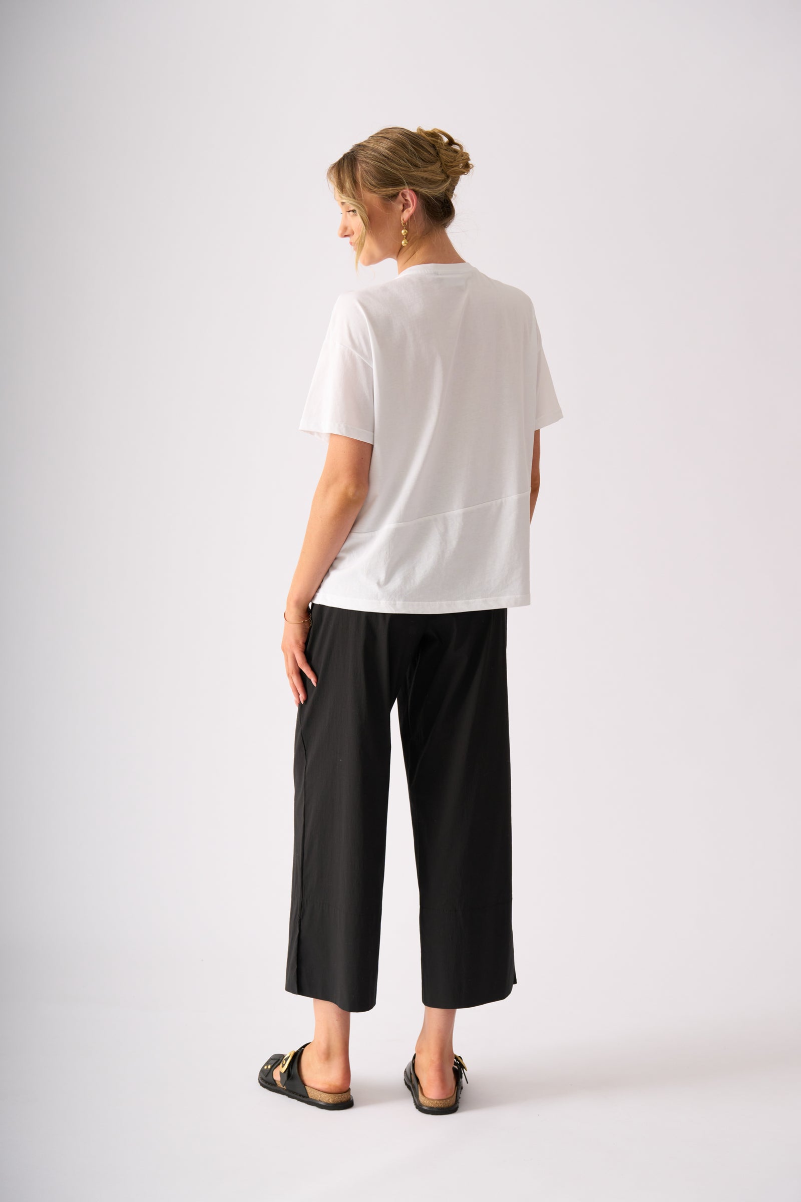 Foil Limitless Trapeze Pant in Black