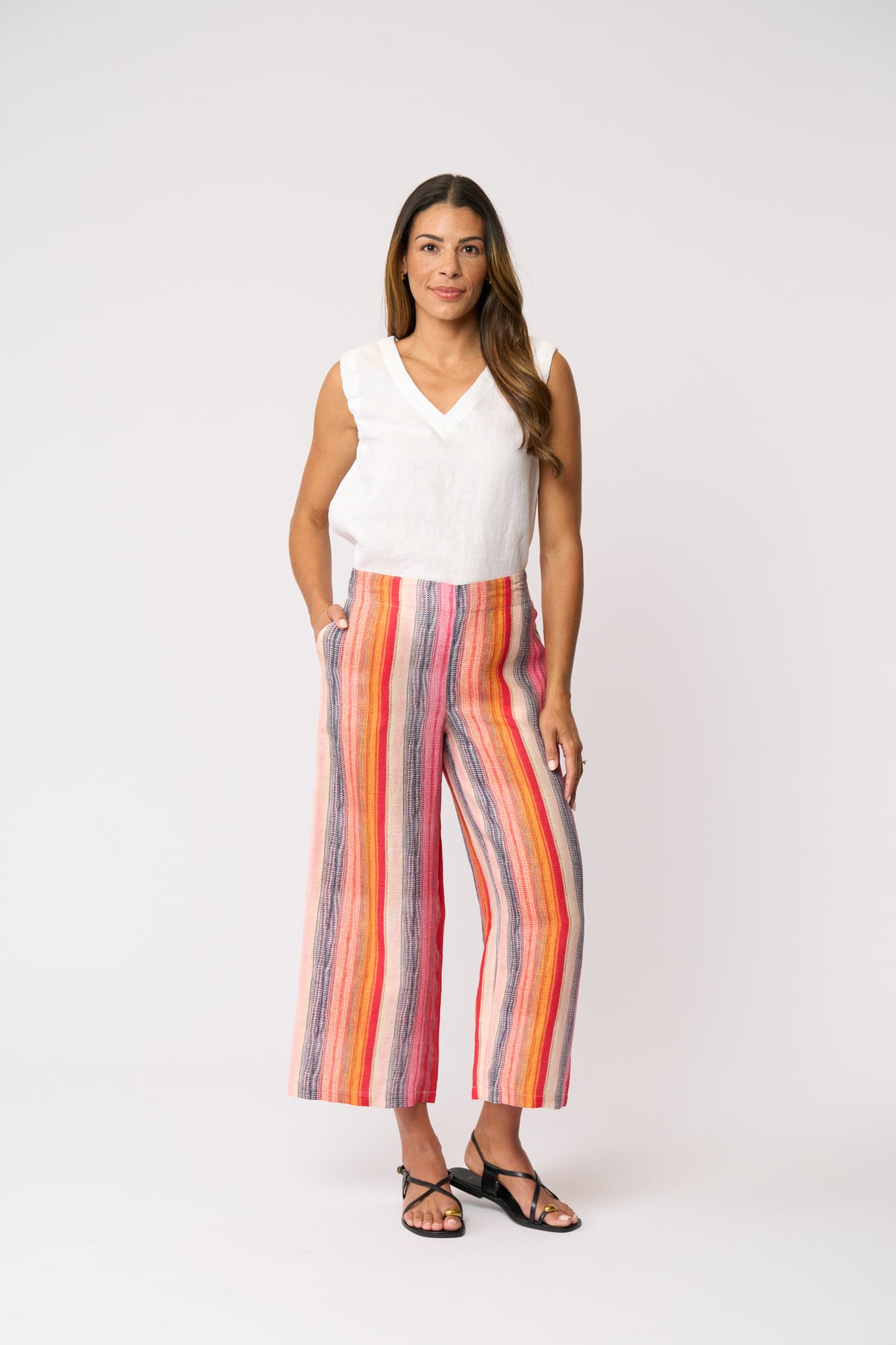 Foil Its Only Natural Pant in Sunset Stripe
