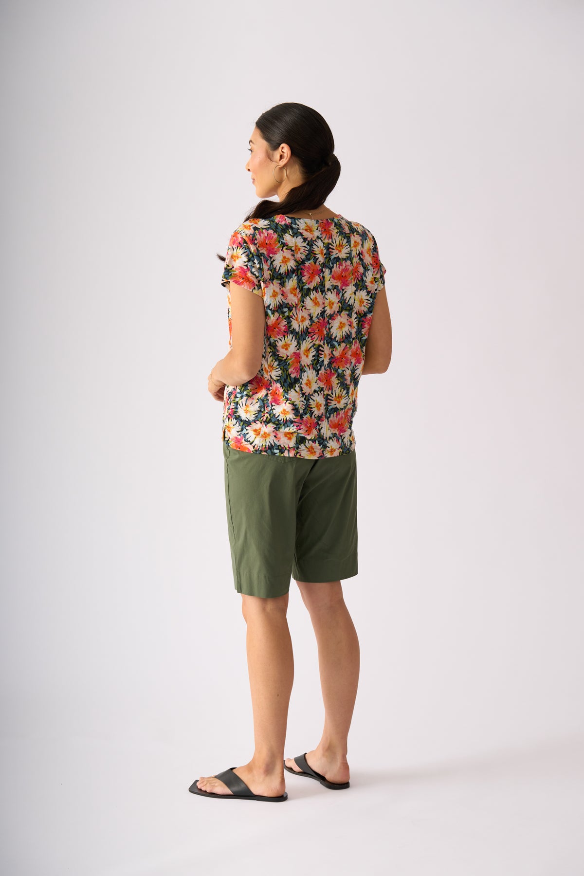 Foil Tee-Rific Short in Succulent