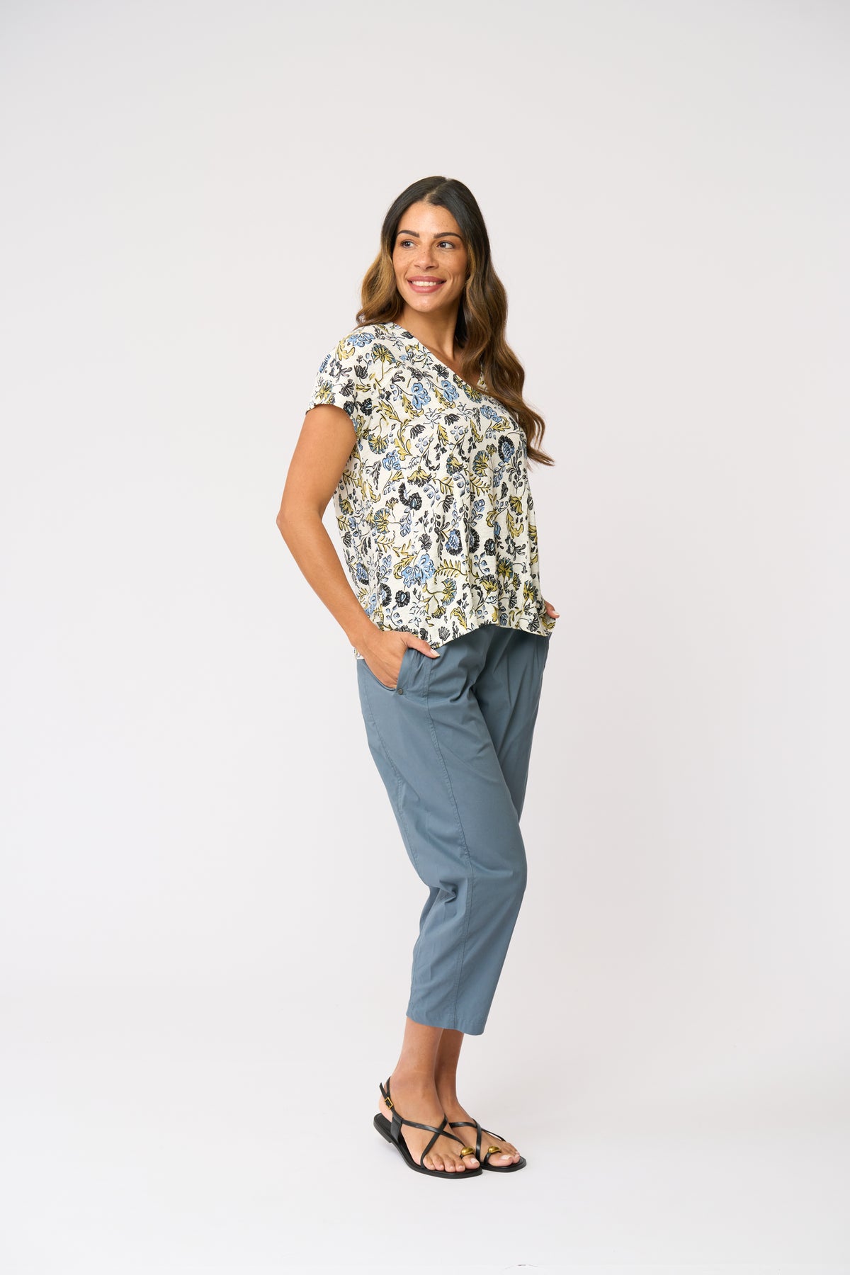 Foil Pump It Up Trapeze Pant in Ocean View
