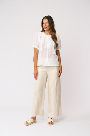 Foil Together Again Pant in Metallic Stripe