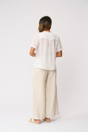 Foil Together Again Pant in Metallic Stripe