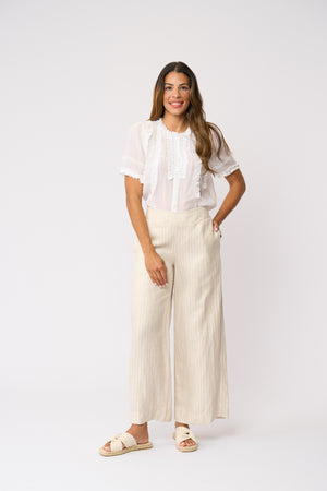 Foil Together Again Pant in Metallic Stripe