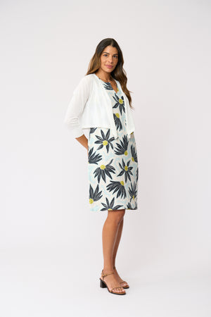 Foil Fall For Me Cardi in Cloud