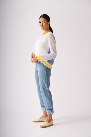 Foil Oh-Lala Jean in Stone Wash