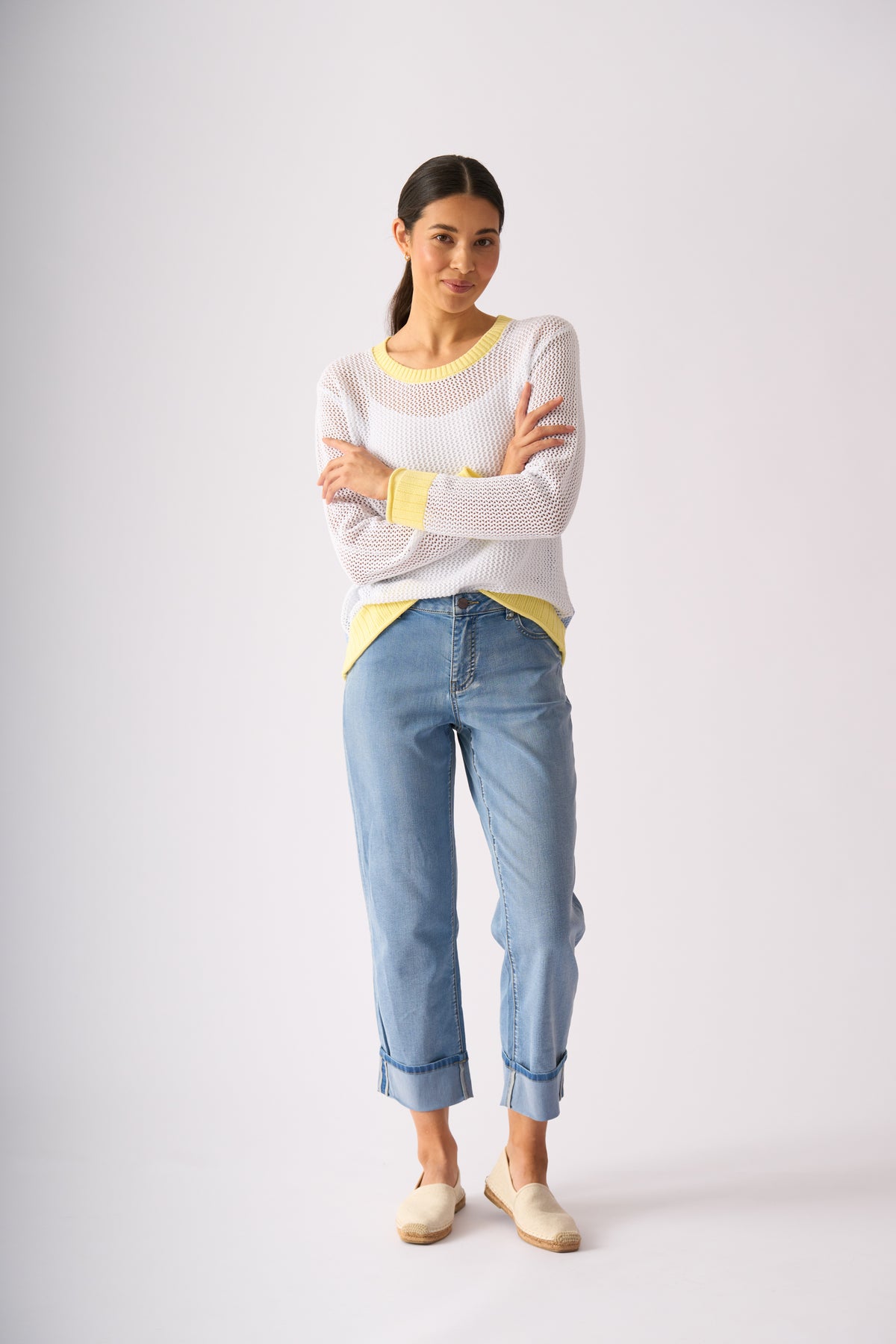 Foil Oh-Lala Jean in Stone Wash