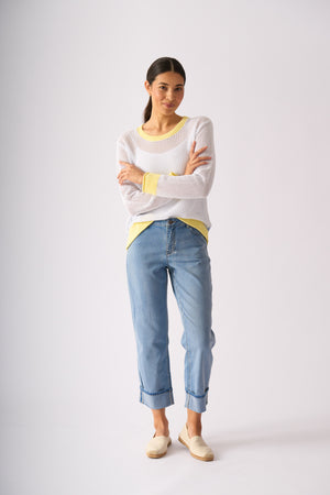 Foil Oh-Lala Jean in Stone Wash