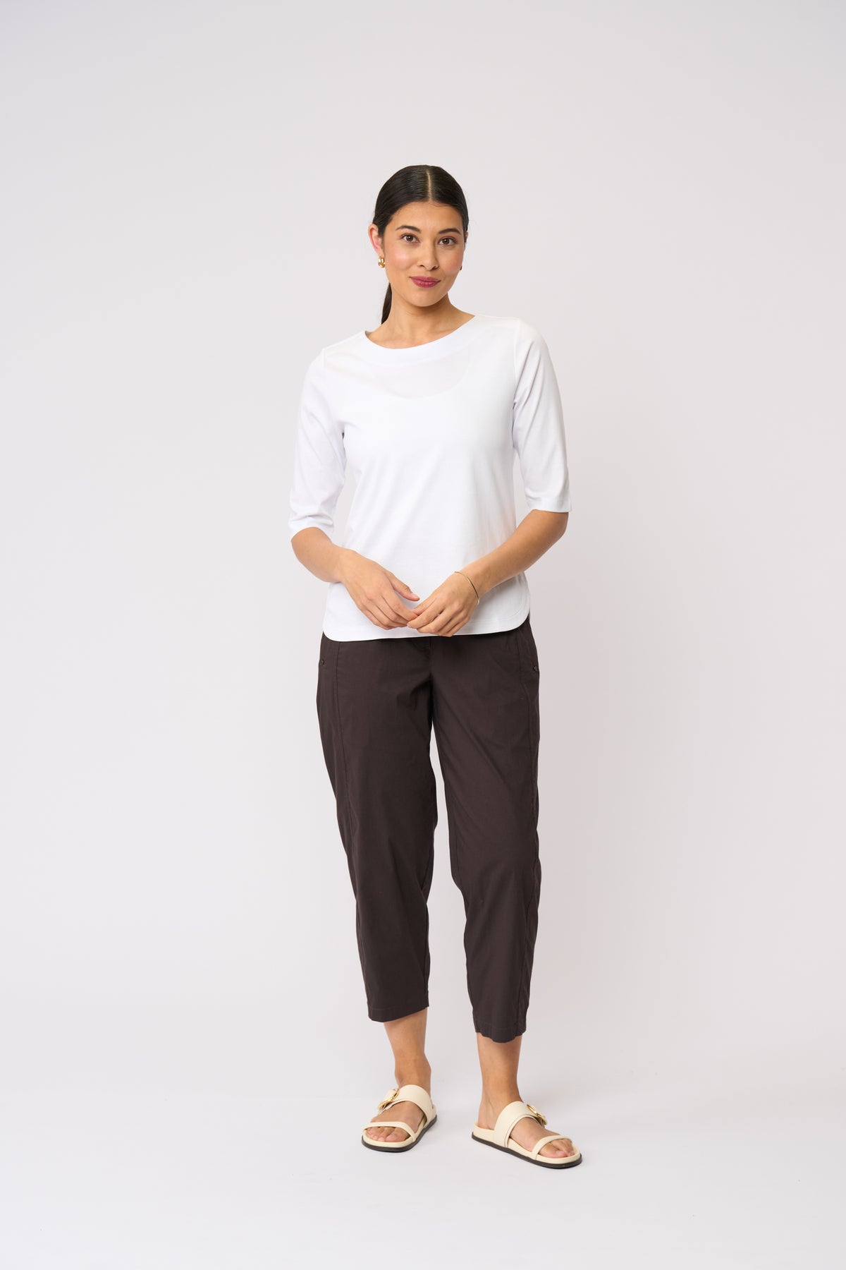Foil Pump It Up Trapeze Pant in Sable