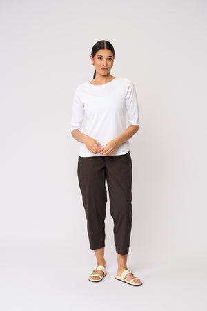 Foil Pump It Up Trapeze Pant in Sable