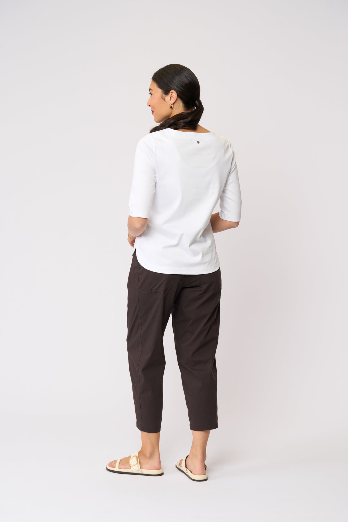 Foil Pump It Up Trapeze Pant in Sable