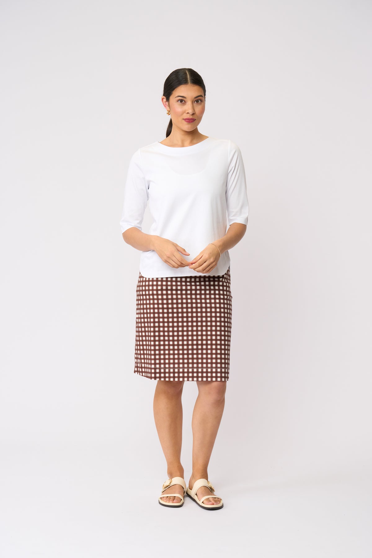 Foil Forshore Top in White