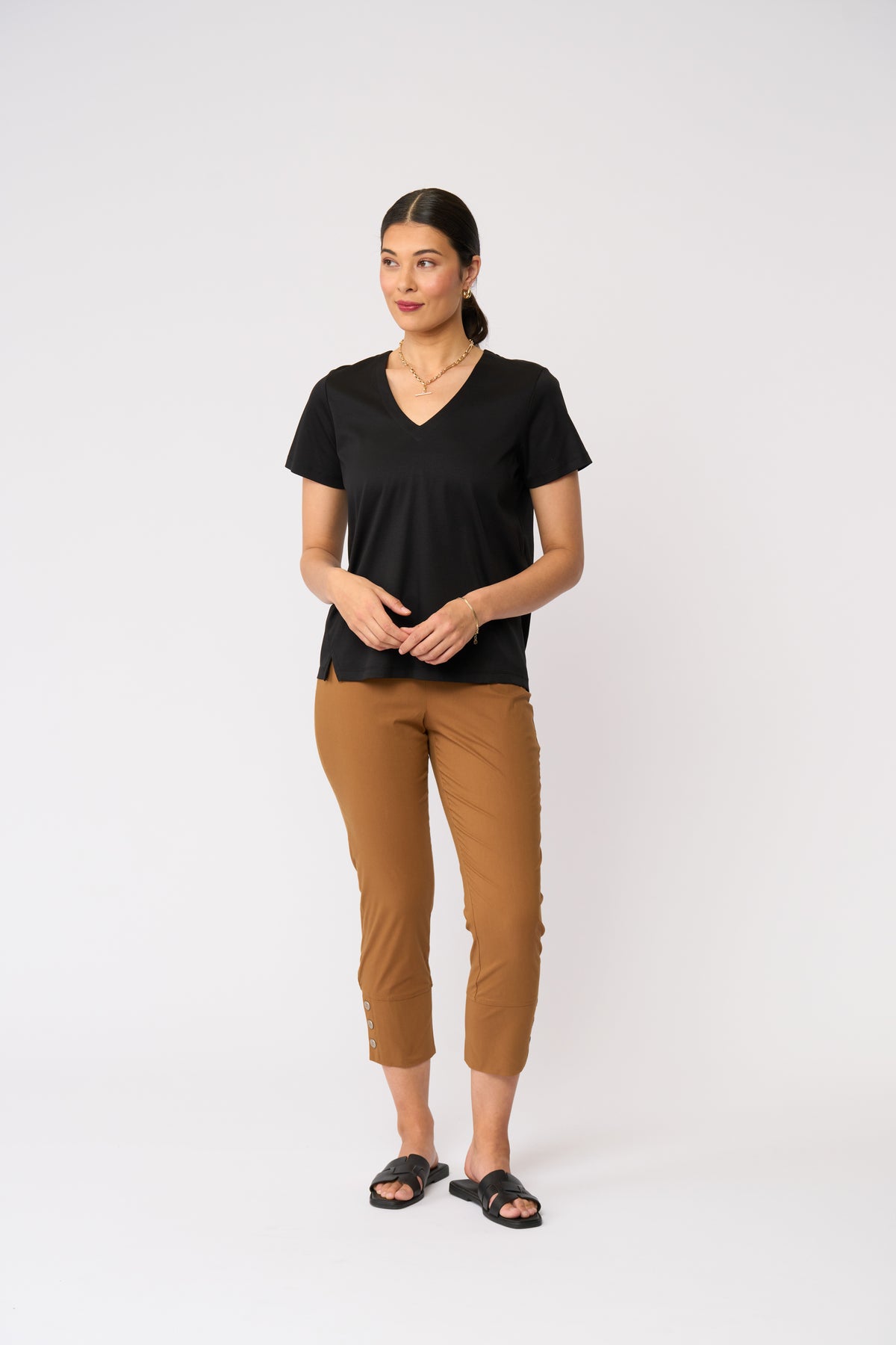 Foil Perfect Balance Pant in Umber