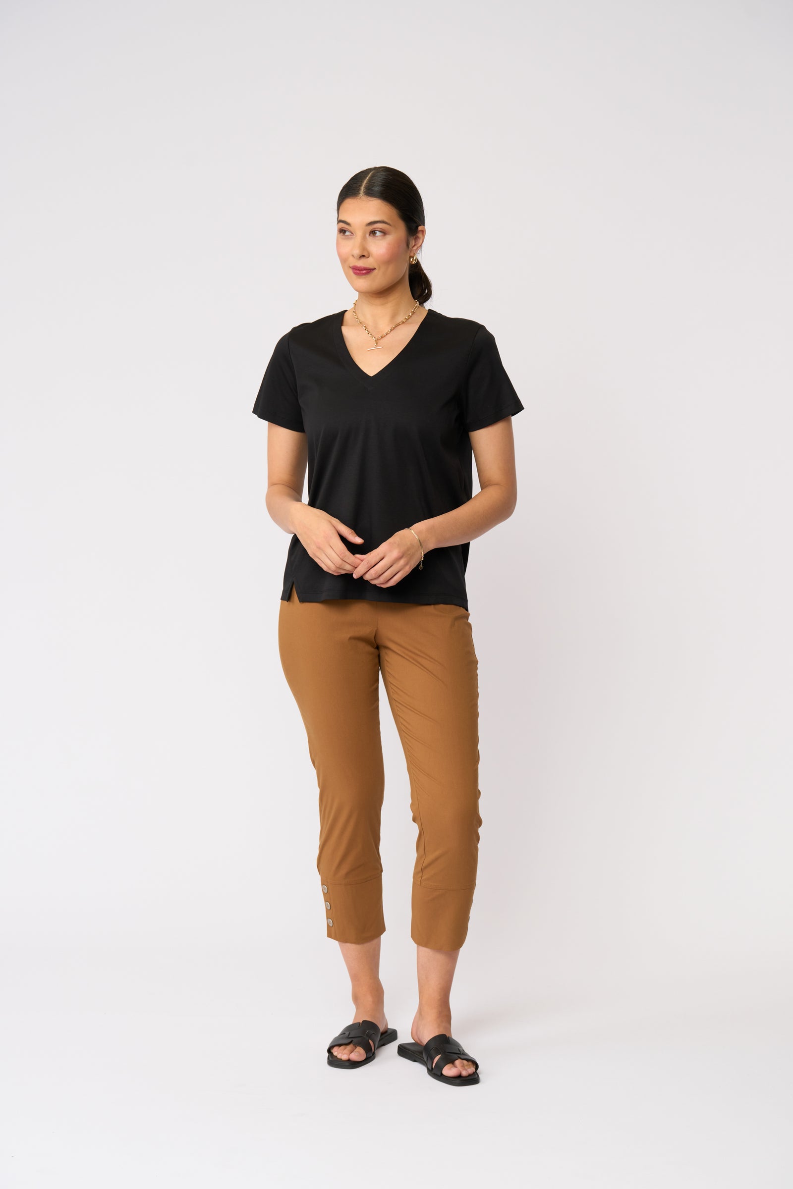 Foil Perfect Balance Pant in Umber