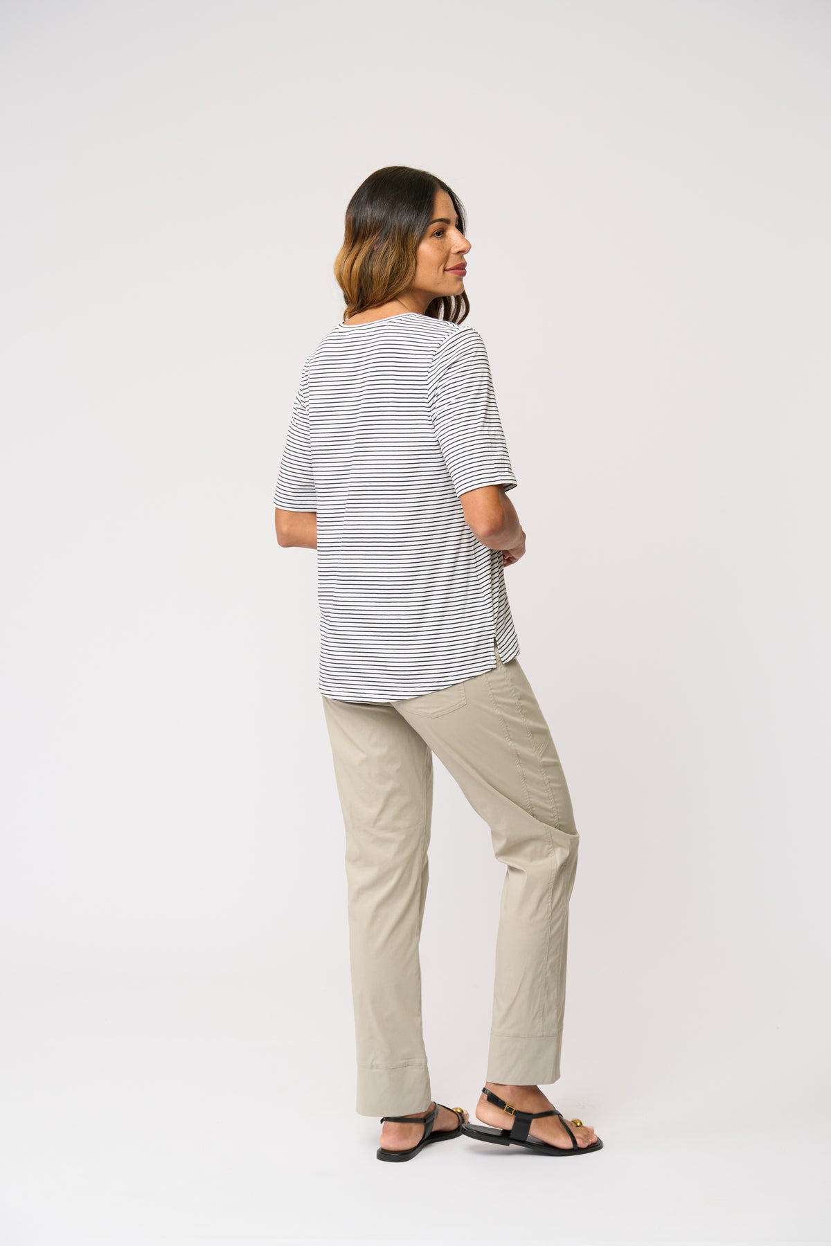 Foil Gemini Trapeze Pant in Barley