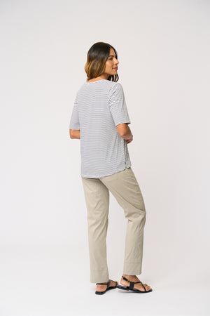 Foil Gemini Trapeze Pant in Barley