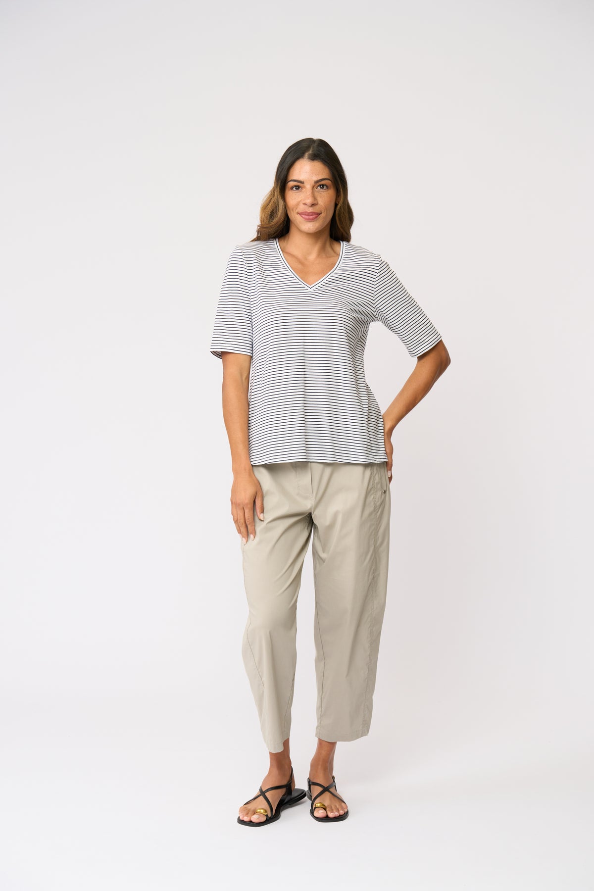 Foil Pump It Up Trapeze Pant in Barley